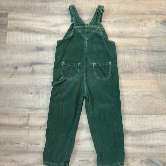 100% cotton Vintage green corduroy Carter’s 4T overalls - Picture 8 of 11